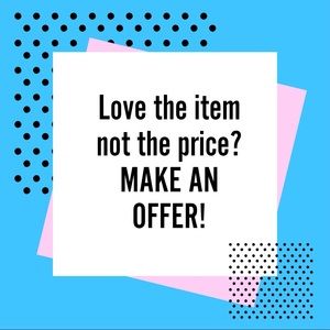 Feel free to make an offer